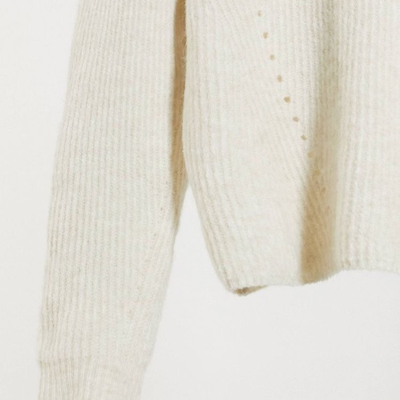 NWT TOPSHOP Camel Roll Knitted Sweater - Picture 5 of 6